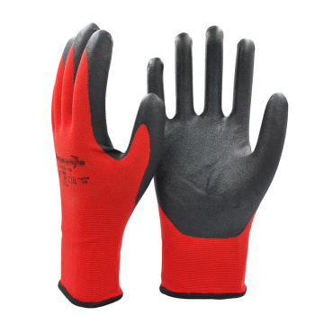 Guantes de nitrilo de microfoam de pantalla táctil Hespax OEM